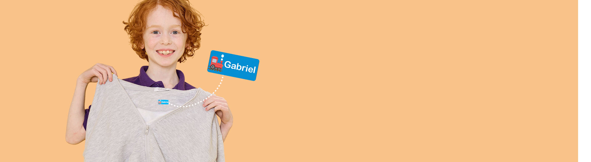 Durable personalised name stickers for school and everyday use