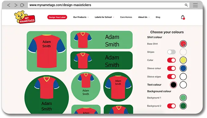 maxisticker football theme